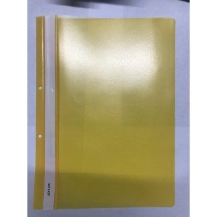 Папка-скоросшиватель А4 STANGER, 180 мкм, пластиковая, желтая (20/400) (51154-Y)