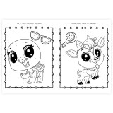 Наклей и раскрась УМКА Наклей и раскрась УМКА