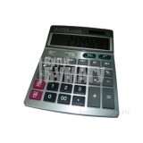 Калькулятор настольный SKAINER SK-802ML, 12 разрядный., металл, 140x176x45мм, серый (10/40) (SK-802M