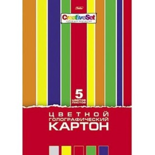 Набор цветного картона А4 ХАТБЕР 