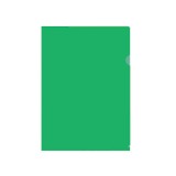 Папка-уголок А4 inФОРМАТ, 150 мкм, пластиковая, зеленый (20/500) (PU7015G) (040541)