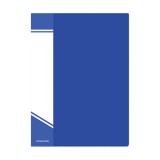 Папка с файлами А4 inФОРМАТ, 100 файлов, пластиковая, с карманом, синяя (16) (NP0180-100B) (040835)