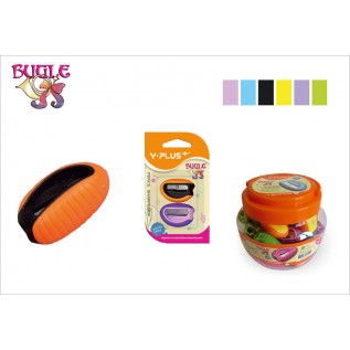 Точилка Y-Plus BUGLE PASTEL пластик, 1 отв, ассорти, дисплей (SX130130)