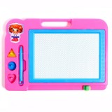 Доска магнитная, цветная крошка, 3 штампика в комплекте, цвета микс (466333) Доска магнитная, цветная крошка, 3 штампика в комплекте, цвета микс (466333)