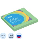 Стикеры ATTACHE Bright colours 76х76, 100л, салатовый (1495408)