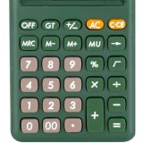 Калькулятор карманный DELI EM120, 12-разрядный., зеленый, 118x70х11 мм (1552691)