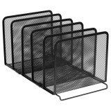 Лоток-сортер вертикальный СТАММ, металл, 5 секций, черный (355979) Лоток-сортер вертикальный СТАММ, металл, 5 секций, черный (355979)