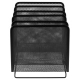 Лоток-сортер вертикальный СТАММ, металл, 5 секций, черный (355979) Лоток-сортер вертикальный СТАММ, металл, 5 секций, черный (355979)