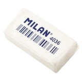 Ластик MILAN 4036  3,9х2х0,8 белый (1/36/900) (973204) (MI-4036)