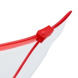 Папка-конверт А5 CALLIGRATA, на молнии, 120мкм, прозрачная, ассорти (548616)