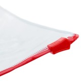 Папка-конверт А5 CALLIGRATA, на молнии, 120мкм, прозрачная, ассорти (548616)