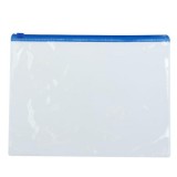 Папка-конверт А5 CALLIGRATA, на молнии, 120мкм, прозрачная, ассорти (548616)