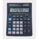 Калькулятор настольный SKAINER SK-554L, 14 разрядный., пластик, 153x199x31мм, черный (10/40) (SK-554
