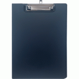 Клипборд-папка (планшет) А4 deVENTE, картон+ПВХ, с зажимом, с внутренним карманом, черный (3034048)