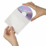 Конверт для CD/DVD-дисков BRAUBERG, бумажные, с окном (ЦЕНА ЗА 25 ШТ) (123599) 