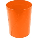 Подставка для пишущих принадлежностей deVENTE, пластик, 9,8x8x8 см, непроз.оранжевая (4104920)