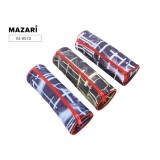 Пенал-косметичка MAZARI, BAND 1, 8х22 см, на молнии, ПВХ, ассорти 3 цв (M-9572)