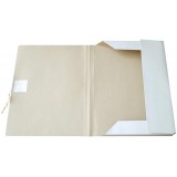 Папка для бумаг с завязками А4 ЮГ ИНТЕР-ПАК, картонная, немел. 320г/м2 