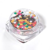 Блестки для декора ногтей, крупные, разноцветные (2555573)