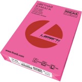 Бумага цветная LAMARK, А4, 500л., 75г/м, фуксия неон (FP-02) (014_0000033)