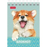 Блокнот ХАТБЕР А7 40л. клетка, 