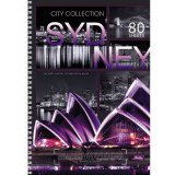 Тетрадь А4 80 л. клетка ХАТБЕР CITY COLLECTION, лак, спираль (80Т4вмB1сп) (013261)