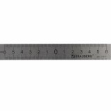 Линейка металлическая BRAUBERG, 20 см, европодвес (210631)