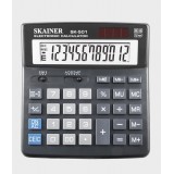 Калькулятор настольный SKAINER SK-501N, 12 разрядный., пластик, 156x157x34мм, черный (15/60) (SK-501