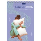 Скетчбук-блокнот А5, 80л. ХАТБЕР Скетчбук-блокнот А5, 80л. ХАТБЕР