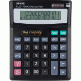 Калькулятор настольный ПОЛНОРАЗМЕРНЫЙ ATTACHE Economy 14 разр.,черный (974206)