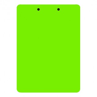Клипборд (планшет) А4 inФОРМАТ, пластиковый, с зажимом, черно-зеленый (96) (PPM30Gr) (073105)