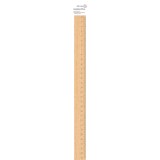 Линейка деревянная ATTOMEX 30 см, в пластиковом пакете (5091803)