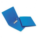 Папка с прижимом А4 BANTEX, 0,25 мм, пластиковая, синяя (3301-01) (3026)