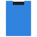 Клипборд (планшет) А4 inФОРМАТ, пластиковый, с зажимом, черно-синий (72) (PPM31Bl) (073108)