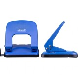 Дырокол ATTACHE ECONOMY, 25л., металлический, с линейкой, синий (1801136)