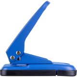 Дырокол ATTACHE ECONOMY, 25л., металлический, с линейкой, синий (1801136)