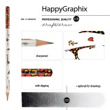 Карандаш чернографитный BrunoVisconti Happy Graphix Карандаш чернографитный BrunoVisconti Happy Graphix