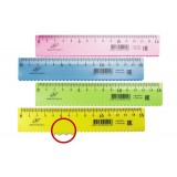 Линейка ЛУЧ, 15см, непрозрачная, с волнистым краем, ассорти (34С 2253-08)