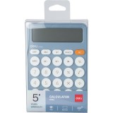 Калькулятор настольный DELI EM124, 12-разрядный, голубой, 158x105x28 мм (1691730)