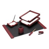 Набор настольный HATBER, 6 предметов, 1 ручка, Красное дерево (MB_06116) (055645)