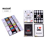 Набор клейкой бумаги для заметок MAZARI 5 бл полос + 3 блока усов +2 квадр. блока по 18 л. (M-3672*)