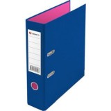 Регистратор LAMARK900, PVC 75мм, 2-х стор.покр.металл.оконт.карман.синий/розовый (AF0900-BLPN)(1/30)