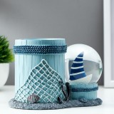 Сувенир полистоун водяной шар свет/для ручек 