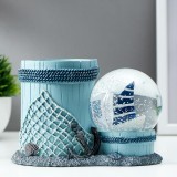 Сувенир полистоун водяной шар свет/для ручек 