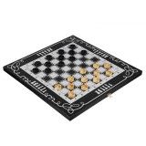 Игра 2в1 шахматы + шашки 