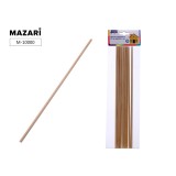 Палочки MAZARI деревянные круглые 30 см, диаметр 6 мм, 8 шт, ОПП-уп (M-10000) (12/144)