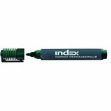 Маркер перманентный INDEX зеленый (12/864) (IMP555/GN) (C08464)