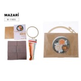 Набор для вышивания гладью MAZARI, 20 х 20 см, ОПП-упаковк (M-11835)
