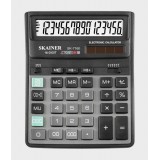 Калькулятор настольный SKAINER SK-716II, 16 разрядный., пластик, 158 x 203.5 x 33мм, черный (SK-716I