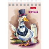 Блокнот ХАТБЕР А7 40л. клетка, 